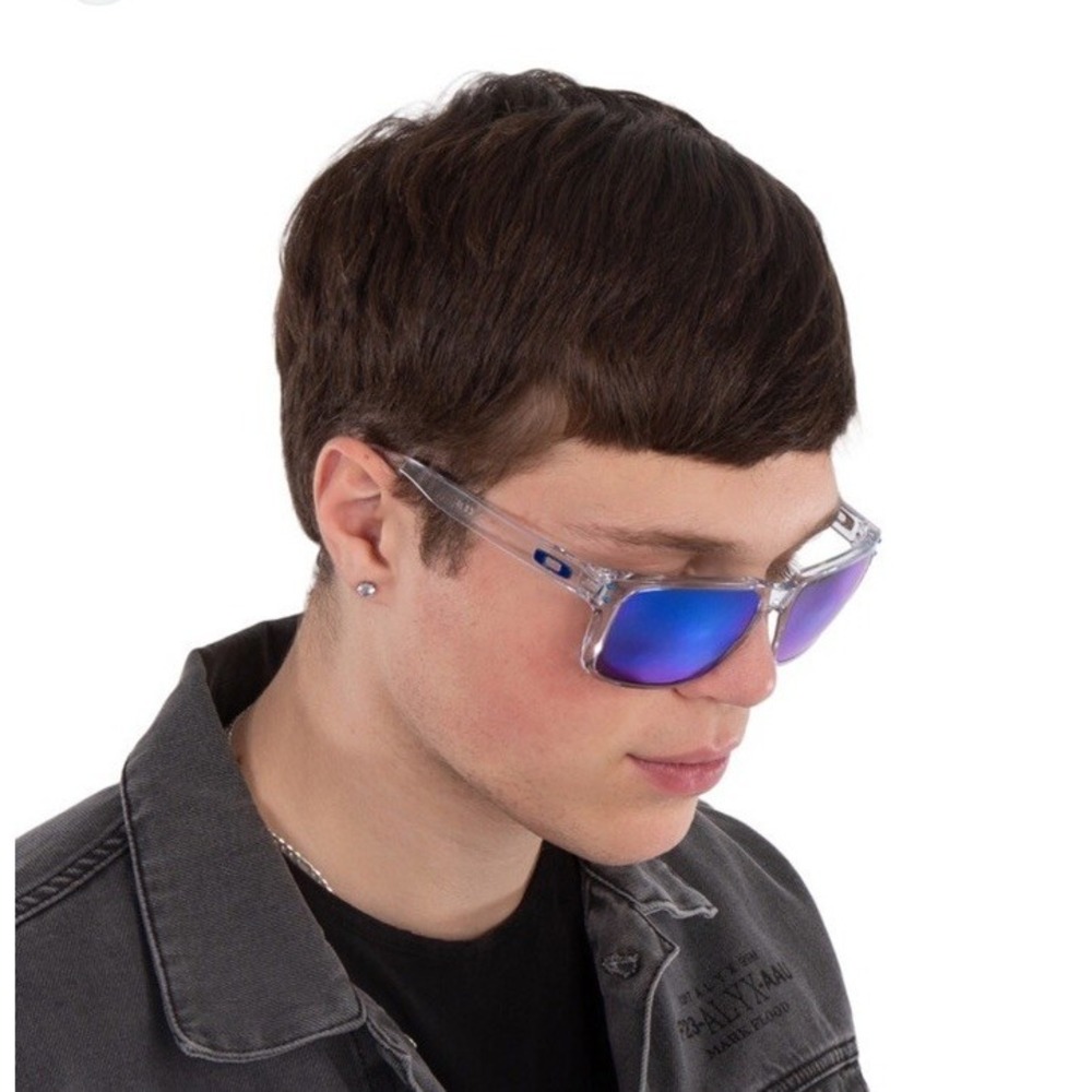 Oakley HOLBROOK XL in Clear Frame with POLARIZED PRIZM Sunglasses NIB